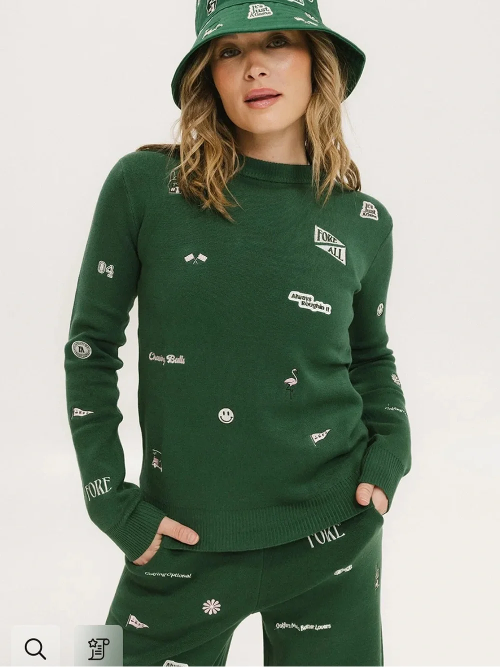 Fore All Green Icon Dorothy Sweater